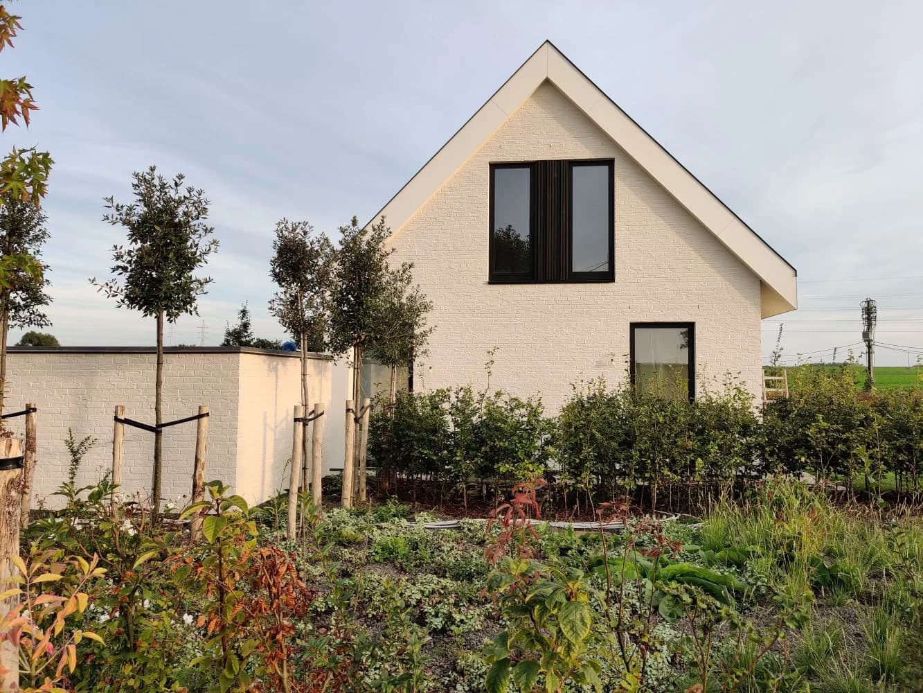 Moderne Belgische nieuwbouwwoning met groene tuin